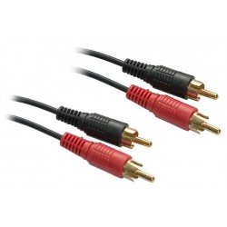 Cable 2x RCA to 2x RCA 5 meters